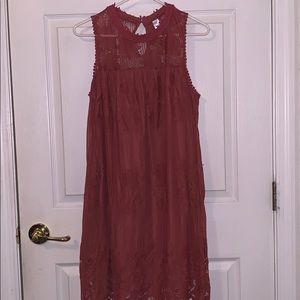 Peach dress